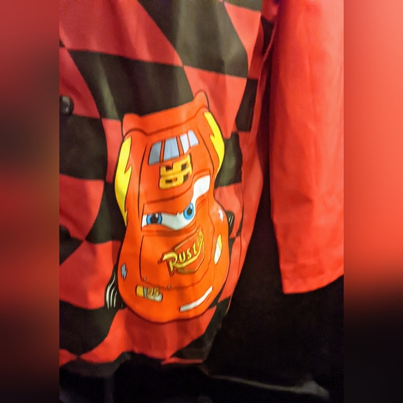 EUC Disney Lightning McQueen Rain Jacket- 10 - Picture 3 of 7